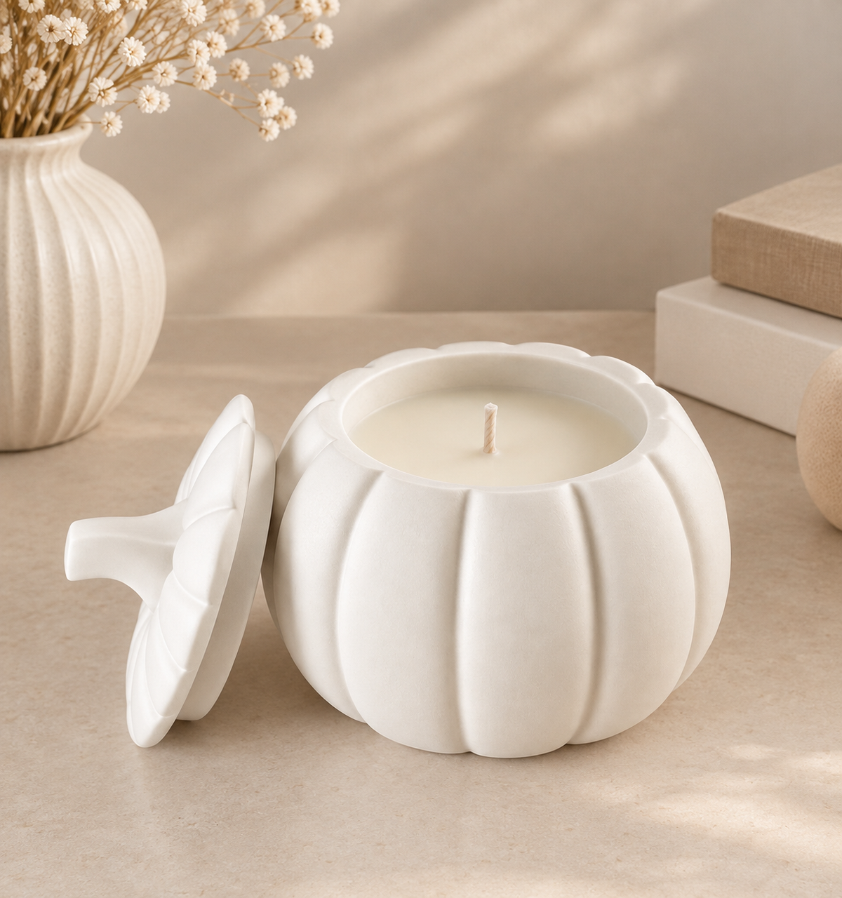 VELA DE CALABAZA ESPECIADA